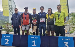Marion Rouvier, championne de France de course en montagne à Gap.