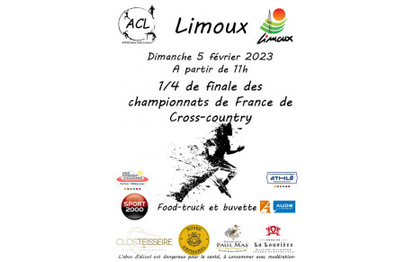 1/4 de finale du championnat de France de cross - Limoux le 5 février 2023